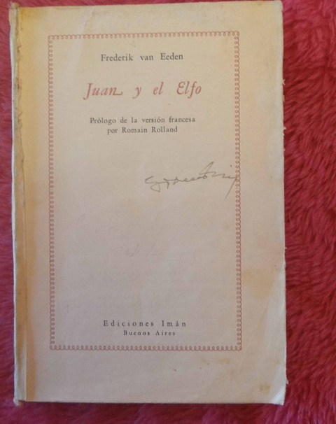 Juan y el Elfo de Frederik van Eeden - Prologo de Romain Rolland