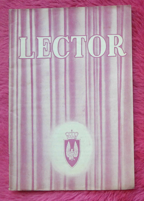revista Lector N°24 - Noviembre de 1953 - Hugo Wast