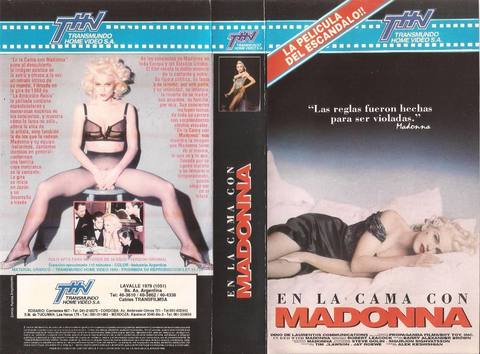 En La Cama Con Madonna 1991 Vhs 