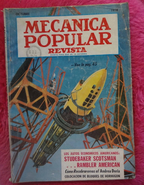 Mecánica Popular Revista - Octubre de 1958