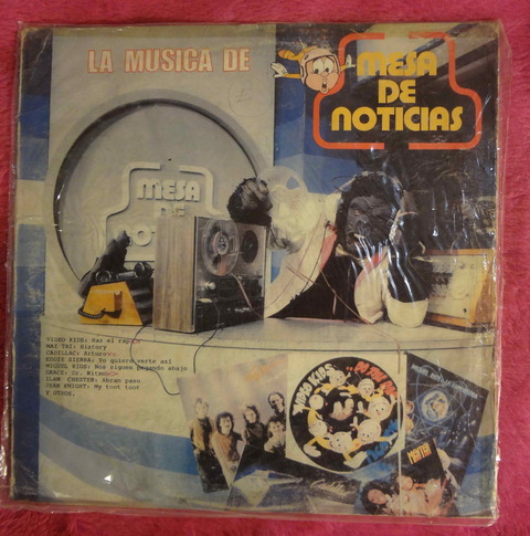 La música de Mesa de Noticias - vinilo programa de TV años 80