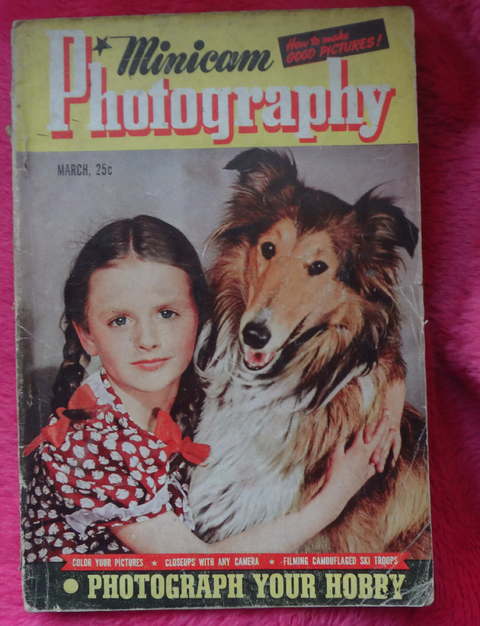 Minicam Photography Magazine - March 1941 - Vol 4 Num 7 - Revista de Fotografia años 40