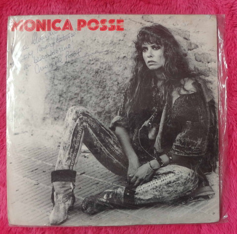 Monica Posse - Lp dedicado y firmado 1987