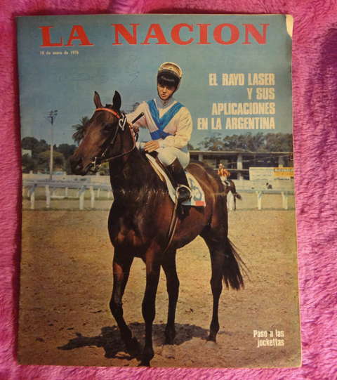 revista La Nacion 1976 Marina Lescano jocketta Julieta Magaña Beatriz Bonnet de Martin de Alzaga
