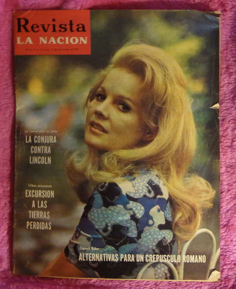 revista La Nacion 1971 Chunchuna Villafañe Un guapo del 900 Carol Baker Jorge Hilton