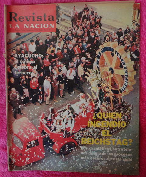 Revista La Nacion 1970 - Reformas en el Teatro Colon - Sergio Renan - Pesca y pescadores - Reichstag 