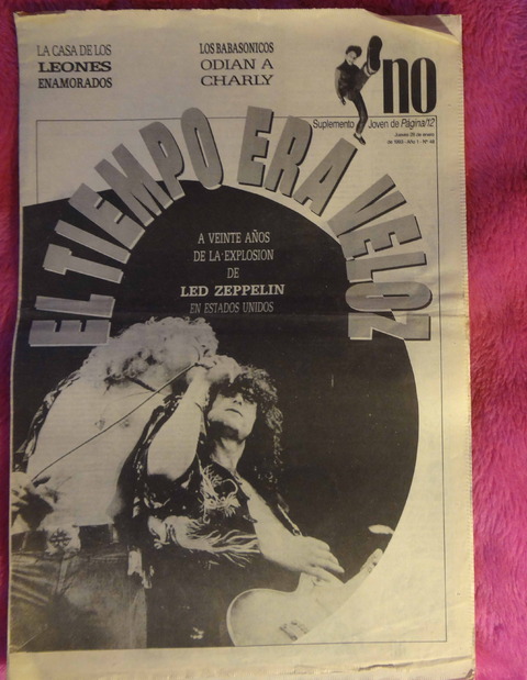 Suplemento NO - Pagina12 - Enero de1993 - Led Zeppelin - Babasonicos
