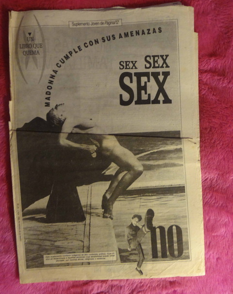 Suplemento NO de Pagina/12 - Octubre de 1992 - Madonna Sex
