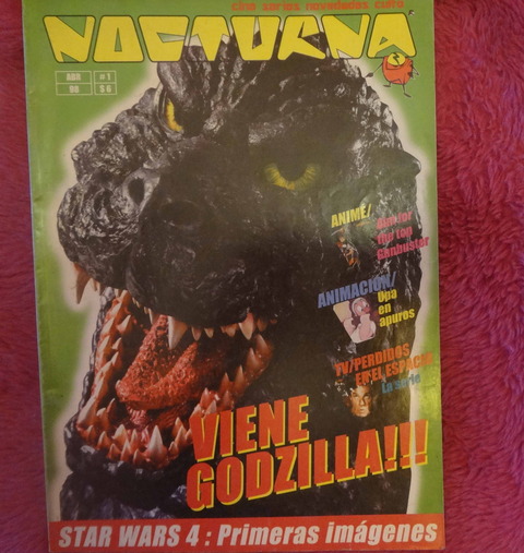 Revista Nocturna N°1 - Abril de 1998 - Cine de culto y series