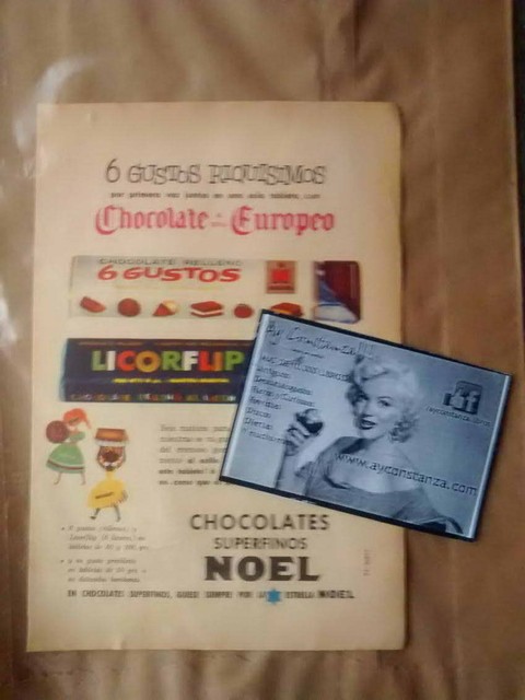 Publicidad Antigua Chocolates Noel