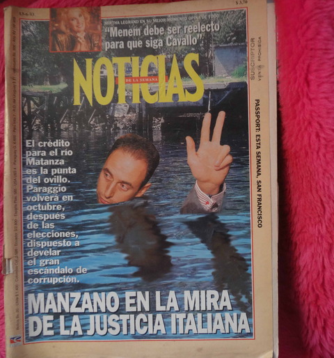 Revista Noticias 13 de Junio de 1993 - Nazismo - Firmenich - Boy George