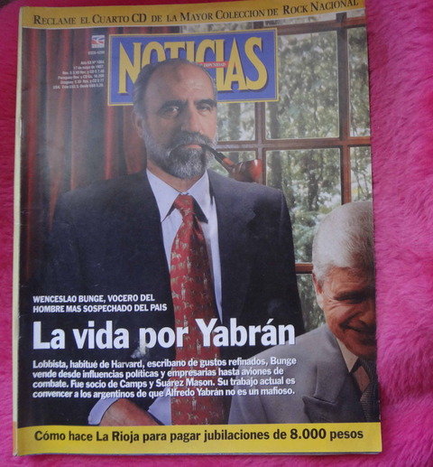 Revista Noticias 17 de Mayo de 1997 - CasoCabezas - Cecila Roth - Daniel Guebel - Pichot - 