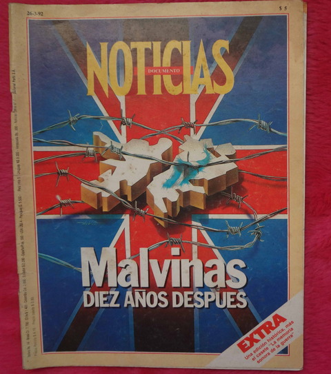 Revista Noticias 26 de Marzo de 1992 - Malvinas diez años después