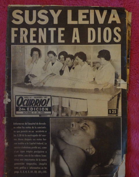 Revista Ocurrió! - 11 de Octubre de 1966 - Susy Leiva frente a Dios