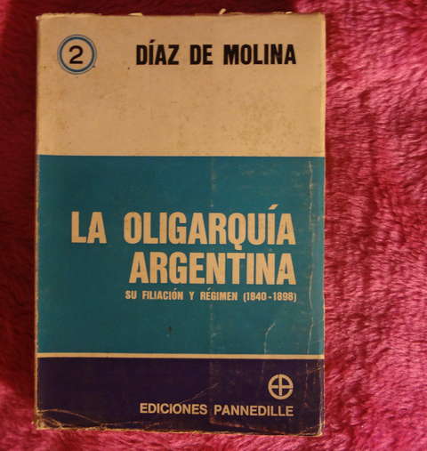 La oligarquia argentina - Su filiacion y regimen 1840-1898 de Alfredo Diaz de Molina