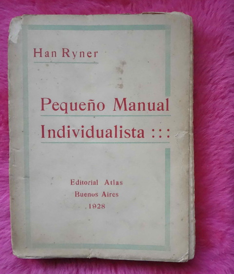 Pequeño manual individualista de Han Ryner 