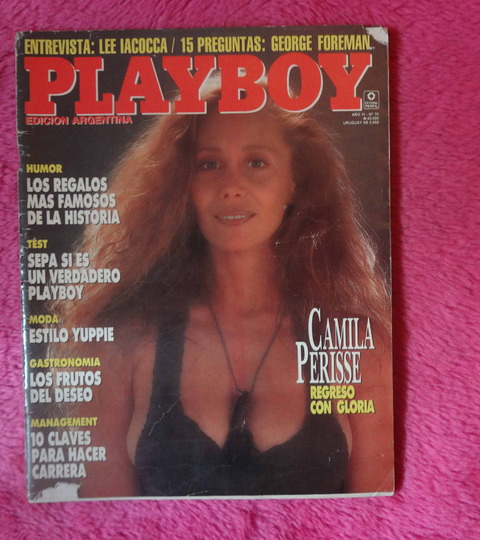 Playboy edicion Argentina N°70 - Abril de 1991 - Camila Perisse regreso con gloria