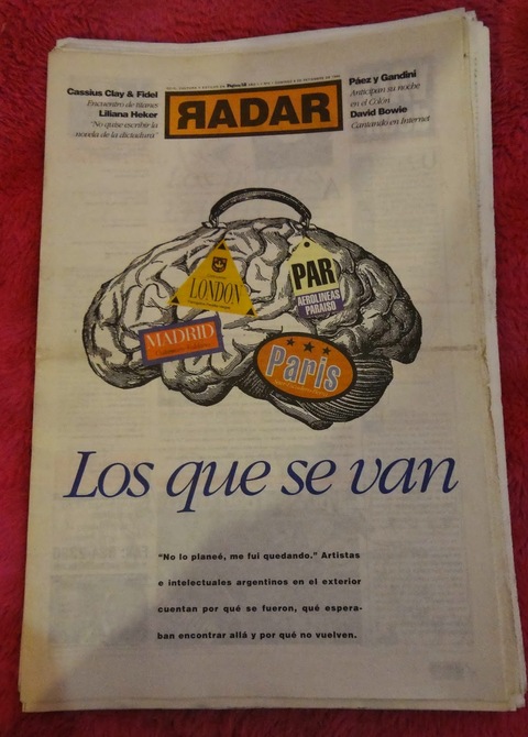 Suplemento RADAR de Pagina/12 Año 1 - N°4 Domingo 8 de Septiembre de 1996