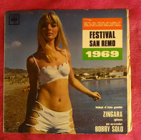Festival San Remo 1969 - Bobby Solo - Rita Pavone - Massimo Ranieri - Gigliola Cinquetti y otros - Vinilo