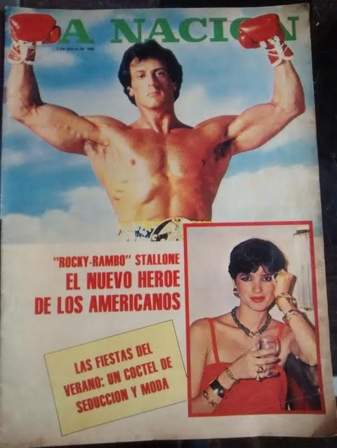 Revista La Nación 1986 - Rocky IV - Stallone