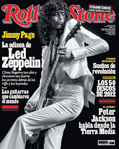 Revista Rolling Stone N°178 Enero 2013 Led Zeppelin J. Page Madonna