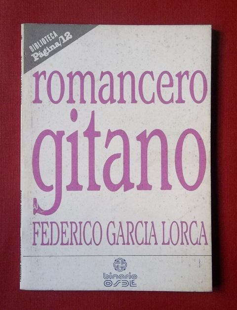 Romancero Gitano de Federico Garcia Lorca