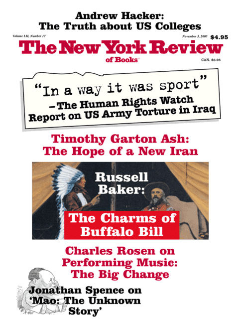 The New York Review Of Books - November 3 - 2005