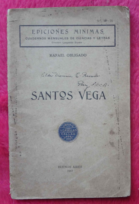 Santos Vega de Rafael Obligado