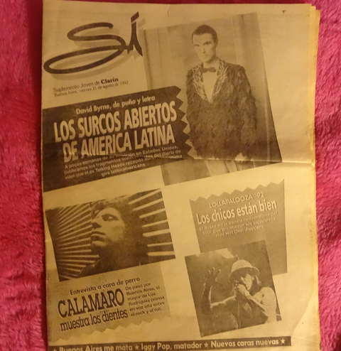 Suplemento SI de Clarín - 21 de Agosto de 1992