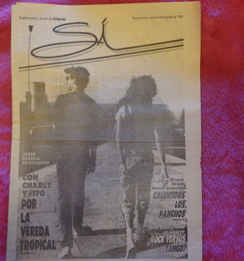 Suplemento SI 18 de Agosto de 1989 - Charly García y Fito Paez juntos en Brasilia
