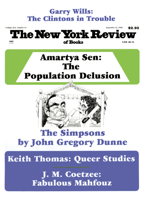 The New York Review Of Books - September 22 - 1994