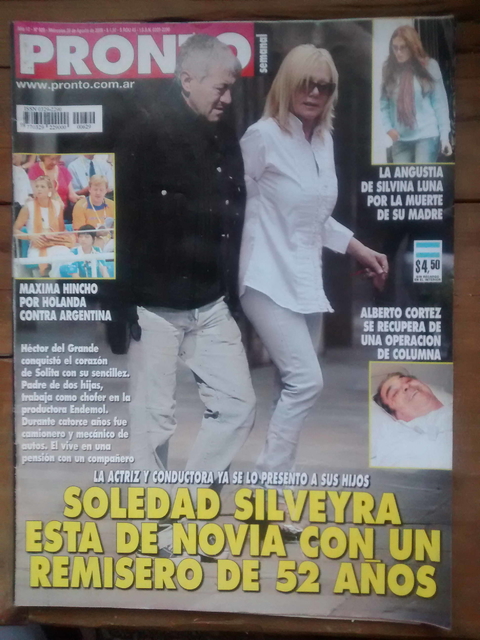Revista Pronto N° 629 - Agosto 2008 - Soledad Silveyra