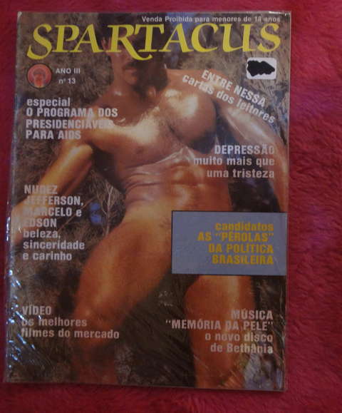 Revista Gay - Spartacus Año 3 Numero 13 - Brasilera - 1989