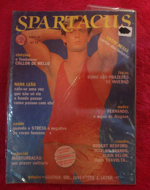 Revista Gay - Spartacus 11 - Brasilera - 1989