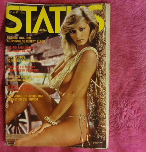 Revista Erótica Status N°40 - Enero de 1981 - Jorge Luis Borges