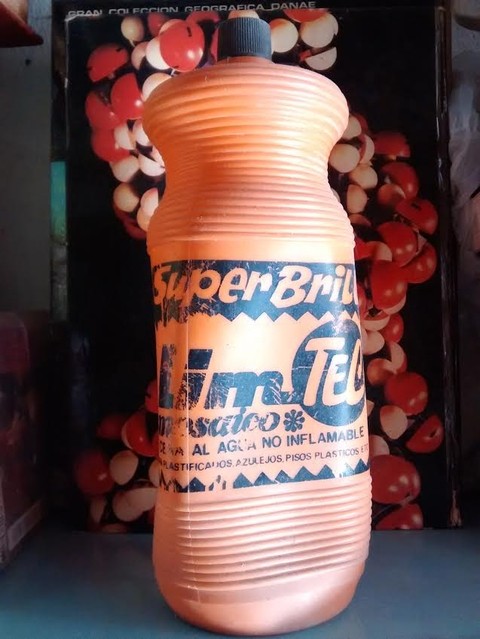 Super Brillo Lim Tel Mosaicos - Botella Plástica Retro