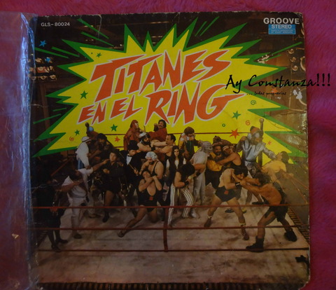 Titanes en el Ring disco de vinilo 