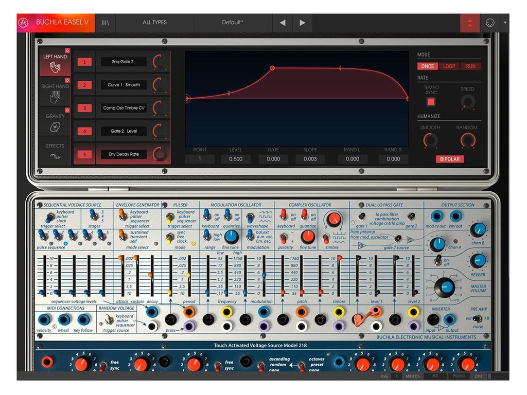 SOFTWARE ARTURIA BUCHLA EASEL V PC MIDI Center