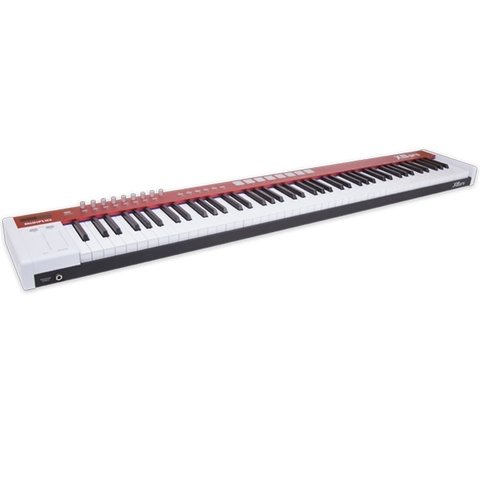 X8 pro MIDIPLUS TECLADO MIDI 88 TECLAS SEMIPESADAS SONIDOS Y PADS