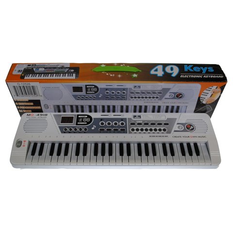 Organo Musical MQ-4918 49 Mini Teclas con Microfono y Fuente