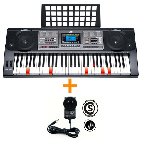 Teclado Organo Electronico MK816 USB Sensitivo con fuente