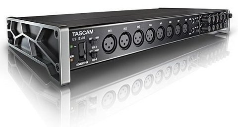 Placa de sonido Tascam Us-16x08 - 16 Entradas / 8 Salidas