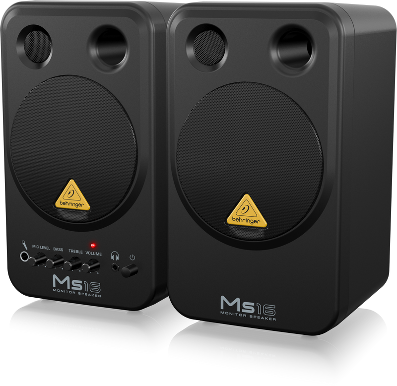 Monitores de estudio BEHRINGER MS16 - PC MIDI Center