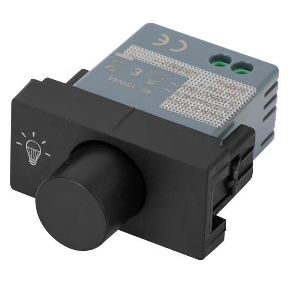 Módulo Dimmer Bivolt Preta Pial Plus
