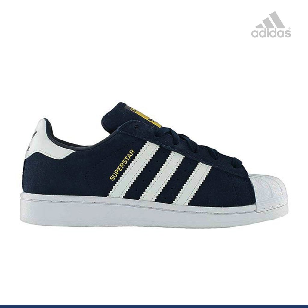 adidas superstar gamuza azul