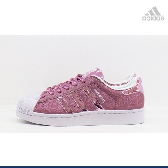 adidas superstar glitter pink