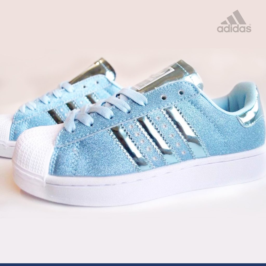 adidas superstar con glitter