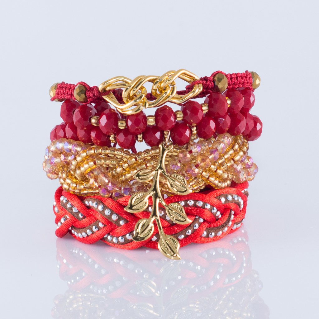 Pulsera Roja De La Suerte PULSERA CB224 ROJA DE LA SUERTE - accesoriosalmamistica