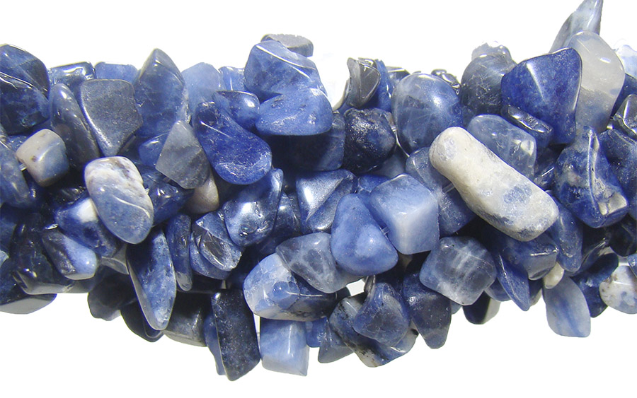 fio de cascalho sodalita