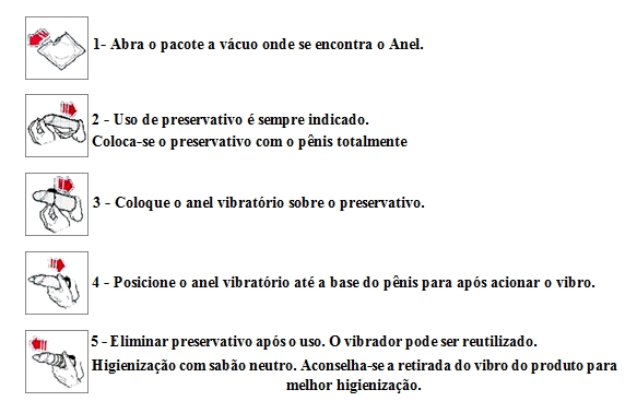Manual de uso do anel vibratório